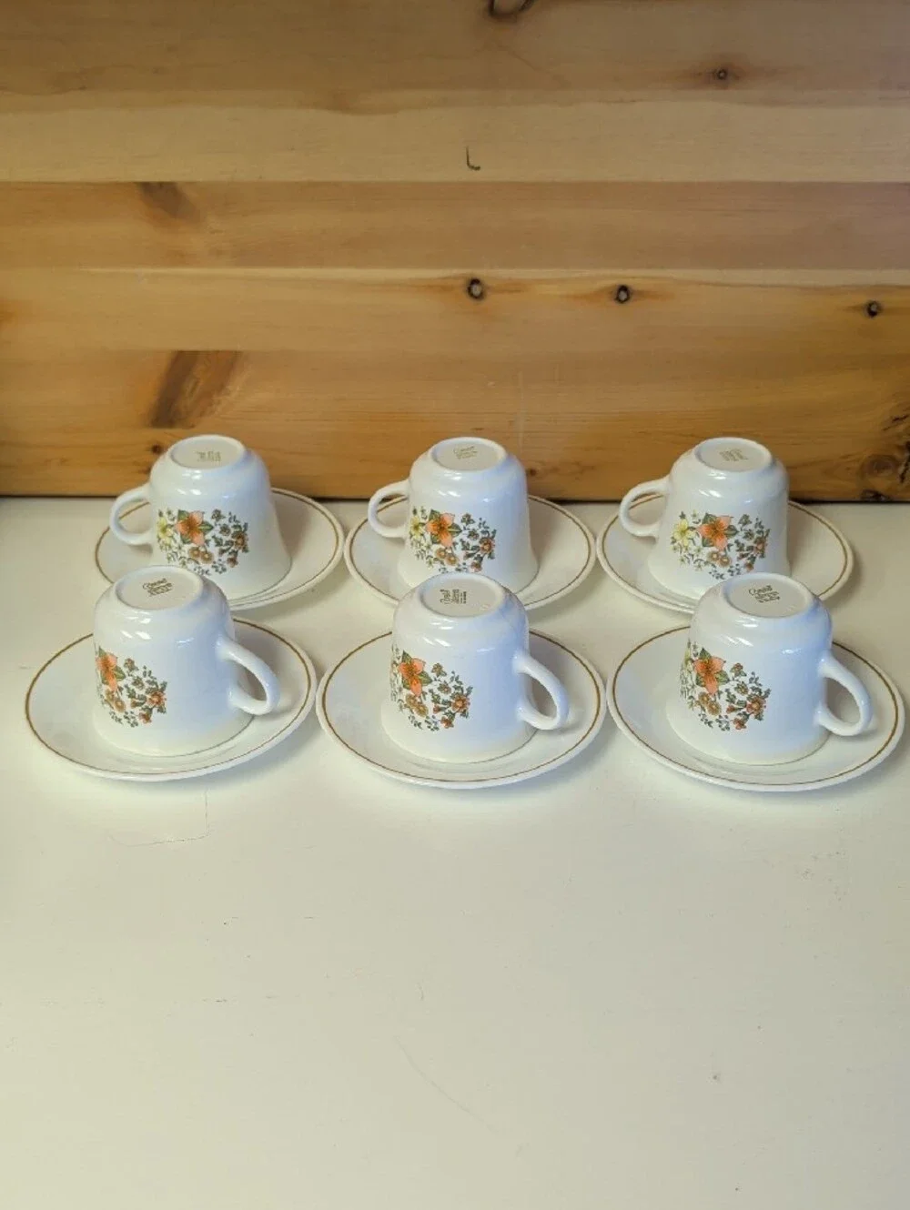 VTG. 1970,Set of 6 Corelle 'Indian Summer 